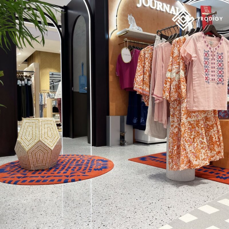 Prodigy รีวิวงานติดตั้ง Prodigy Terrazzo ปูพื้นหินขัด โซน Department Store ที่ Central Ladprao
