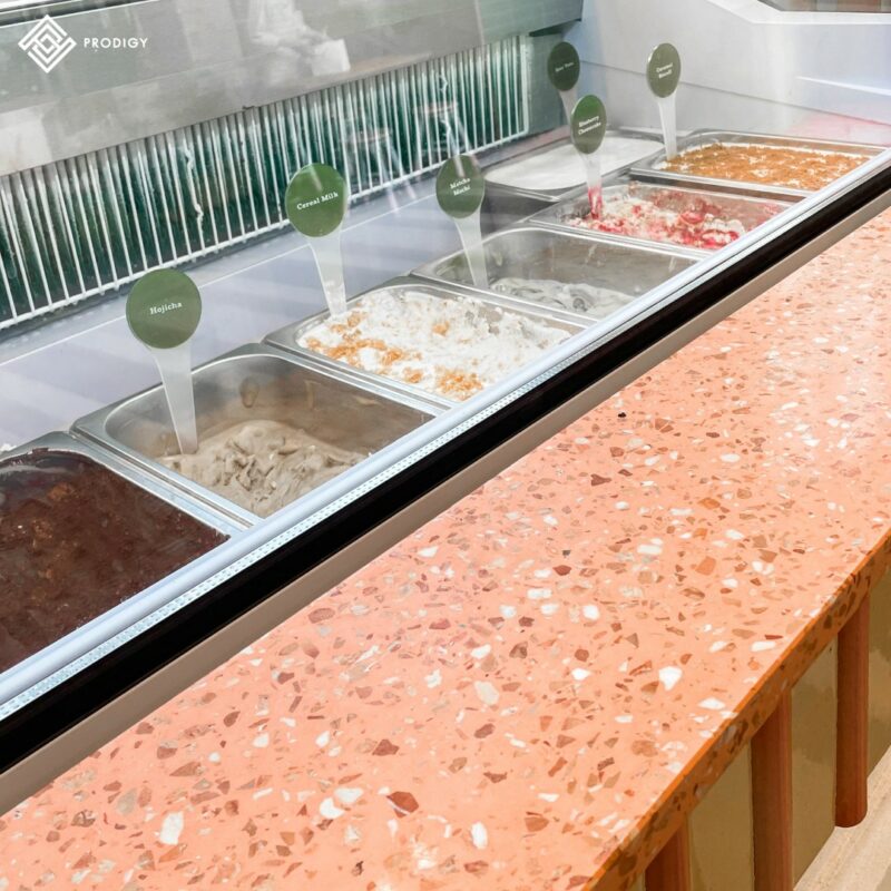 เคาน์เตอร์บาร์ หินขัด Terrazzo Souri Emsphere
