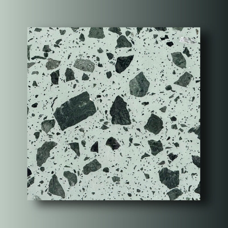 กระเบื้องหินขัด Terrazzo รุ่น Ash Green ราคาสั่งตัด 3,320.00 บาท/ตร.ม ราคาต่อ ตร.ม 2,650.00 บาท/ตร.ม ขนาดสินค้าแผ่นเต็ม 1800X2700 MM.